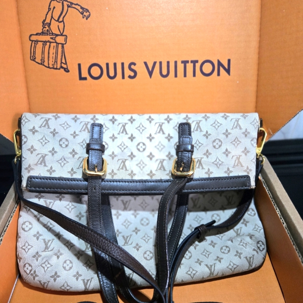 Louis Vuitton Mini Lin Françoise Tote W DUST BAG AND  LOCK AND KEY 334 - Picture 3 of 17